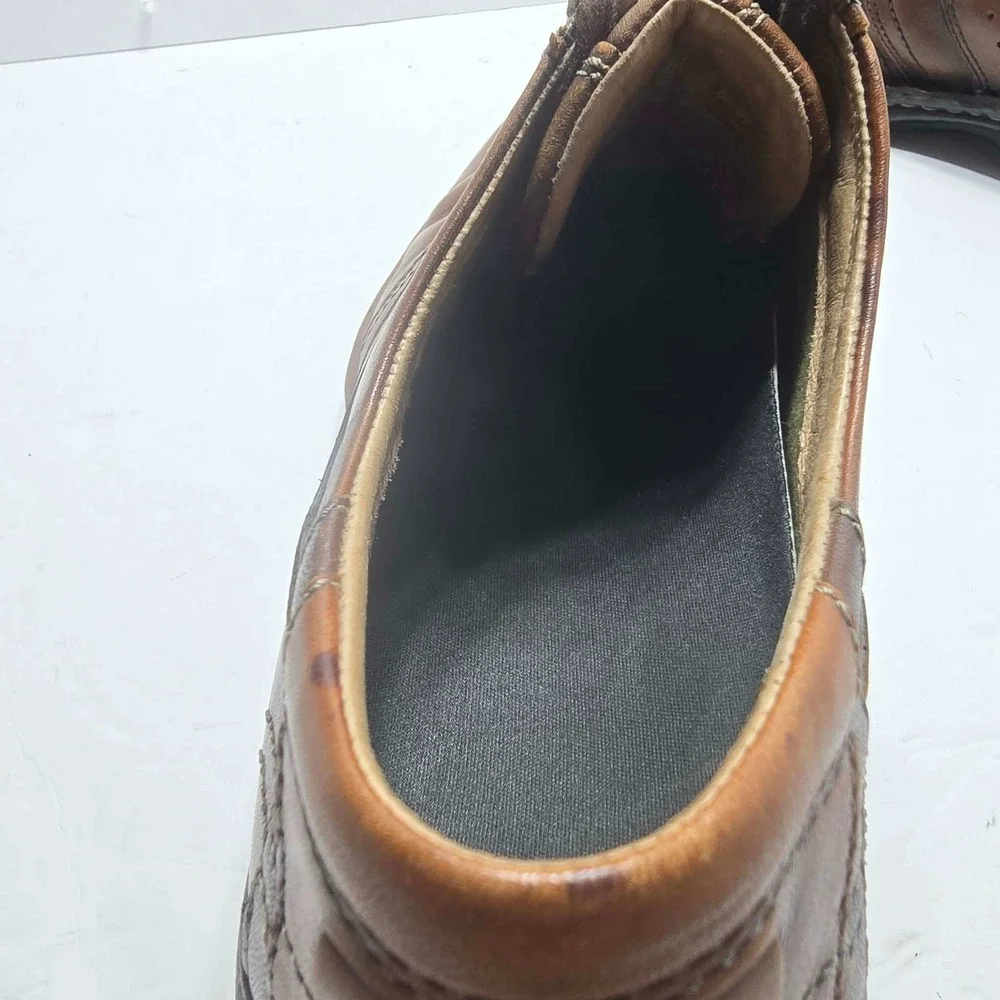 Clarks Mens 70852 Brown Leather Lace Up Casual Comfort Oxford Shoes Size 10.5 M